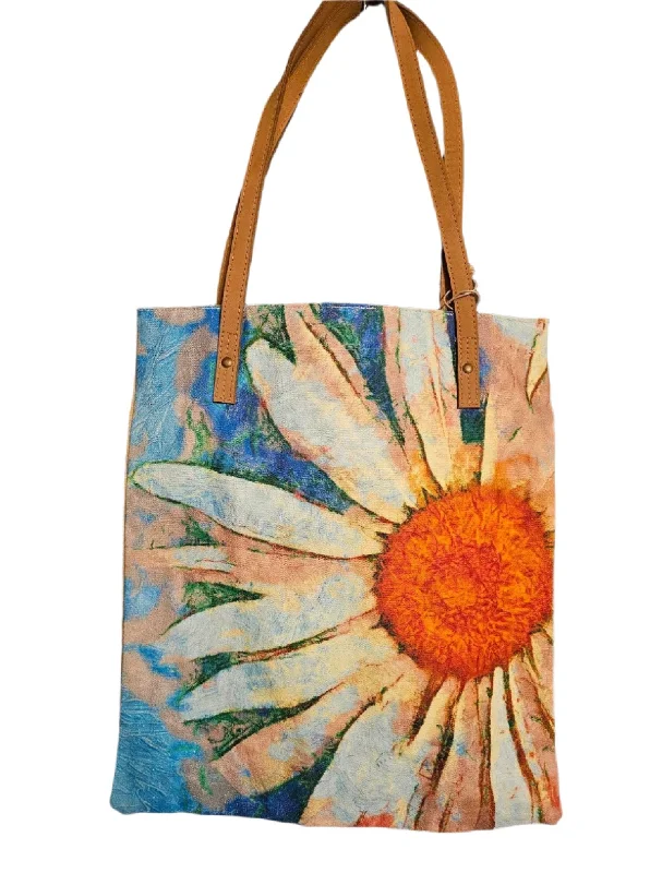 Vibrant Bags With Discounts Book bag CanvasWatercolor Daisy on Blue Background Fashion Bags With Huge Discounts Vibrant Bags With Discounts Book bag CanvasWatercolor Daisy on Blue Background Fashion Bags With Huge Discounts