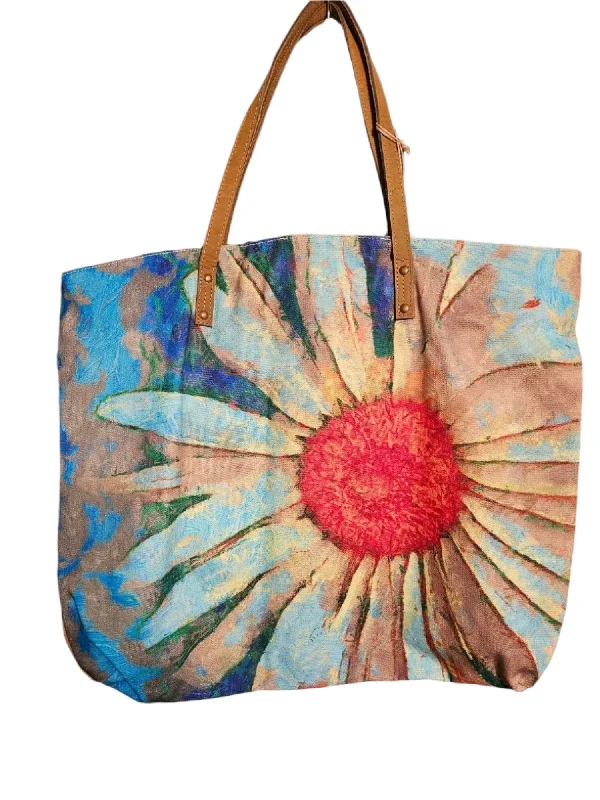 Exclusive Designer Style Deals Tote Bag Canvas Watercolor Daisy on Blue Background Your Perfect Bag At The Perfect Price Exclusive Designer Style Deals Tote Bag Canvas Watercolor Daisy on Blue Background Your Perfect Bag At The Perfect Price