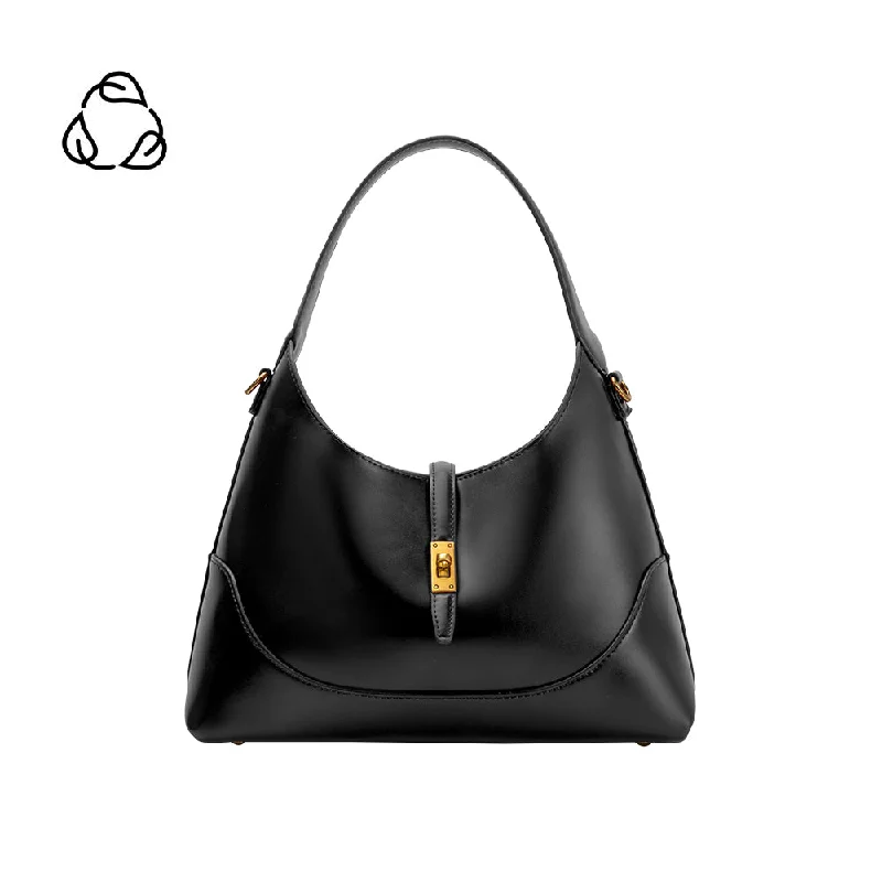 Bold Style Discounts Caroline Black Recycled Vegan Shoulder Bag Elegant Totes At Limited-Time Prices Bold Style Discounts Caroline Black Recycled Vegan Shoulder Bag Elegant Totes At Limited-Time Prices