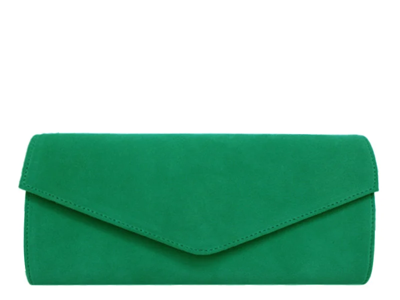 Seasonal Clearance Bags For Summer, Winter, Etc. Clutch Handbag Suede - Green Emerald Fashionable Handbags, Limited-Time Deals Seasonal Clearance Bags For Summer, Winter, Etc. Clutch Handbag Suede - Green Emerald Fashionable Handbags, Limited-Time Deals