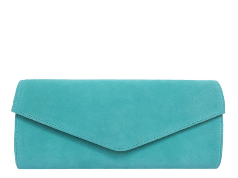 Bags For Playful And Chic Styles Clutch Handbag Suede - Turquoise The Best Handbag Offers Are Here Bags For Playful And Chic Styles Clutch Handbag Suede - Turquoise The Best Handbag Offers Are Here
