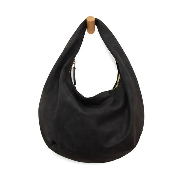 Trendy And Discounted Designer Handbags Bianca Soft Crescent Shoulder Bag - L8204-00 - Women Black Iconic Handbags At Unbeatable Prices Trendy And Discounted Designer Handbags Bianca Soft Crescent Shoulder Bag - L8204-00 - Women Black Iconic Handbags At Unbeatable Prices