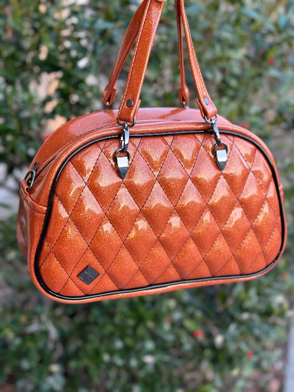 Chic Trend Collection Moxie - Orange Glitter Vinyl Big Savings On Totes, Crossbody Bags, And More Chic Trend Collection Moxie - Orange Glitter Vinyl Big Savings On Totes, Crossbody Bags, And More