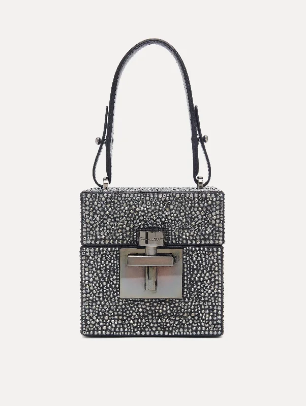 Daring Fashion Promotions Crystal Pavé Alibi Cube Fashionable Handbags At Must-Have Prices Daring Fashion Promotions Crystal Pavé Alibi Cube Fashionable Handbags At Must-Have Prices