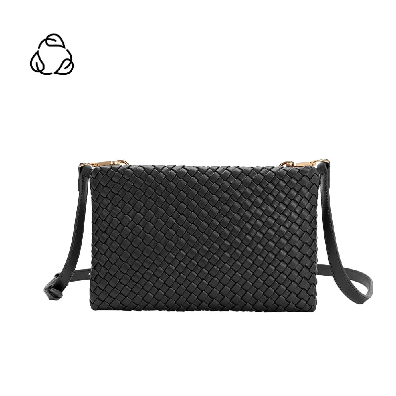 Affordable Trendy Fashion Daisy Black Woven Recycled Vegan Crossbody Elegant Purses, Shop & Save Affordable Trendy Fashion Daisy Black Woven Recycled Vegan Crossbody Elegant Purses, Shop & Save