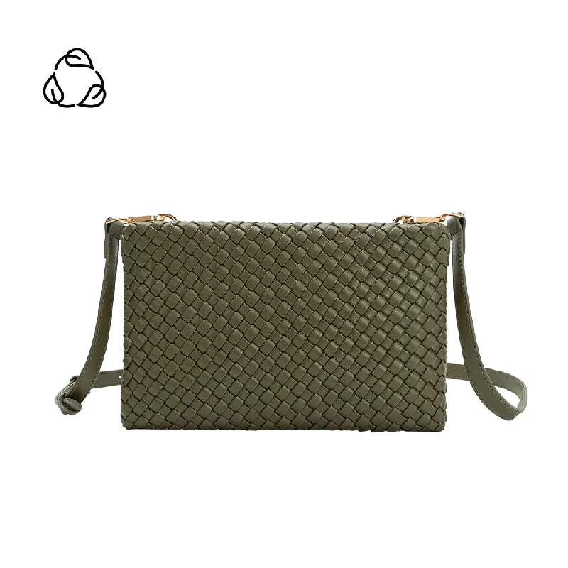 Premium Style Offers Daisy Olive Woven Recycled Vegan Crossbody Premium Quality Bags, Budget Prices Premium Style Offers Daisy Olive Woven Recycled Vegan Crossbody Premium Quality Bags, Budget Prices