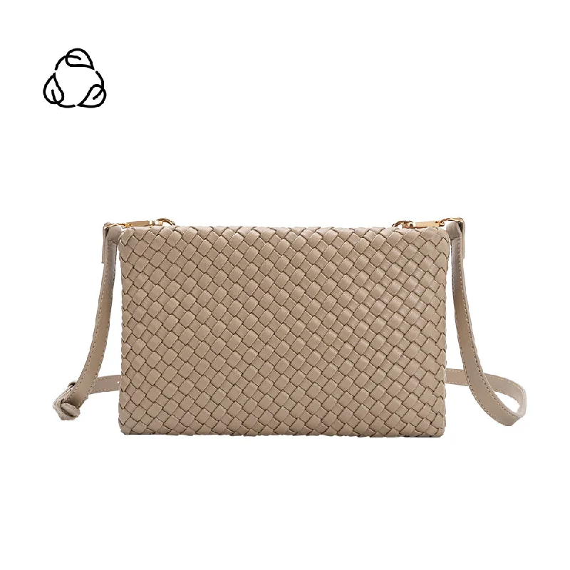Hot Sale Daisy Taupe Woven Recycled Vegan Crossbody Limited-Stock Handbag Sale For A Stylish Look Hot Sale Daisy Taupe Woven Recycled Vegan Crossbody Limited-Stock Handbag Sale For A Stylish Look