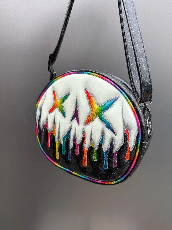 Laid-Back Fashion Offers Drippy Drop xX Eye Glow Skull- Black Glitter, Rainbow Holo Exclusive Discounts On Stylish Handbags Laid-Back Fashion Offers Drippy Drop xX Eye Glow Skull- Black Glitter, Rainbow Holo Exclusive Discounts On Stylish Handbags
