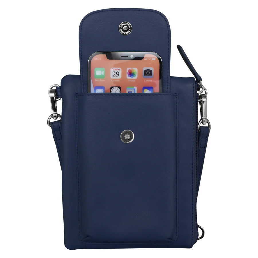 Exclusive Discount Handbag Cell Phone Classic Navy Leather RFID Blocking 6040 Fashionable Handbags At Must-Have Prices Exclusive Discount Handbag Cell Phone Classic Navy Leather RFID Blocking 6040 Fashionable Handbags At Must-Have Prices