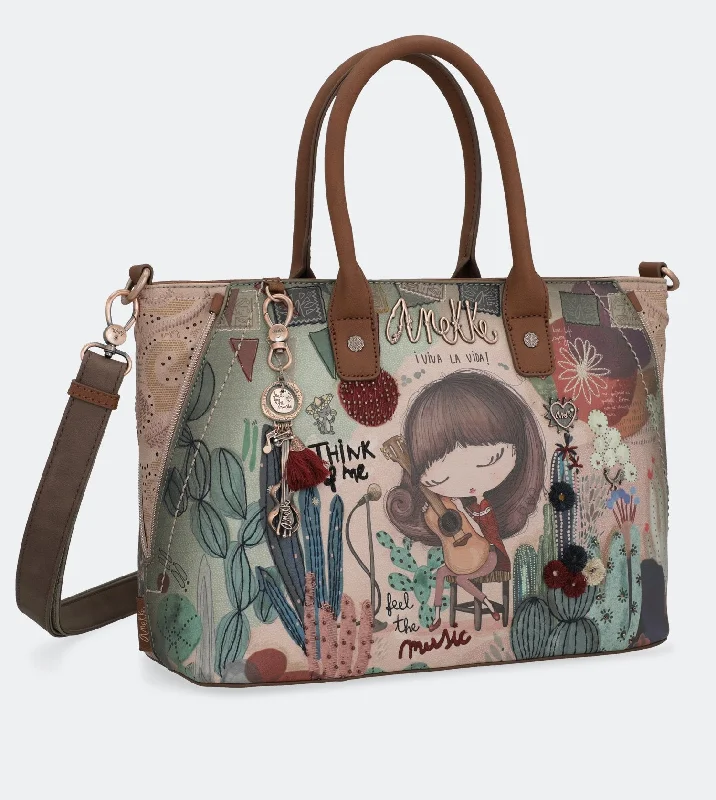 Ixchel Bag with two handles with premium sides Stylish Totes, Special Discounts
