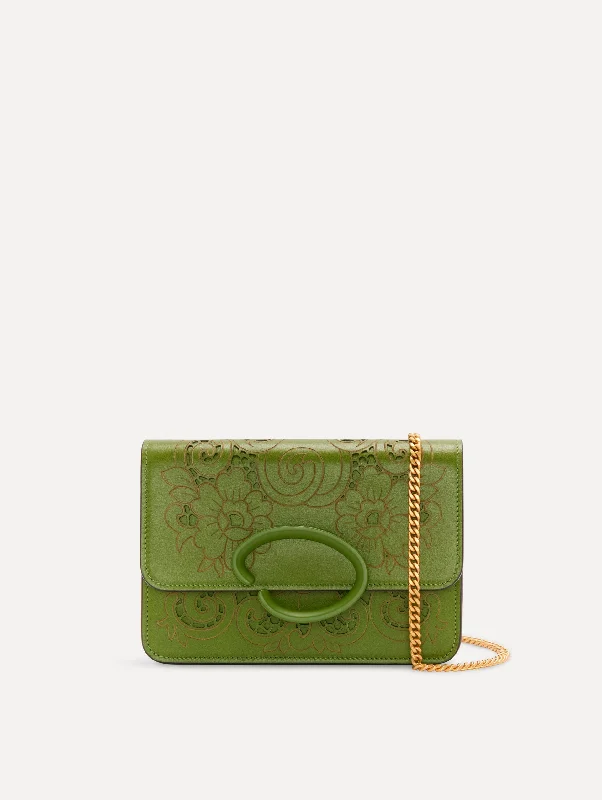 Stylish Bags For Fashion Influencers And Bloggers Laser Cut O Pochette Timeless Handbags, Flash Sale