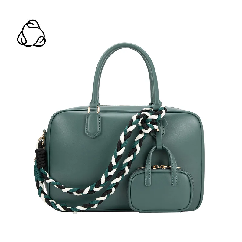 Style Revolution Natasha Teal Large Recycled Vegan Top Handle Bag Trendy Purses With Limited-Time Offers Style Revolution Natasha Teal Large Recycled Vegan Top Handle Bag Trendy Purses With Limited-Time Offers