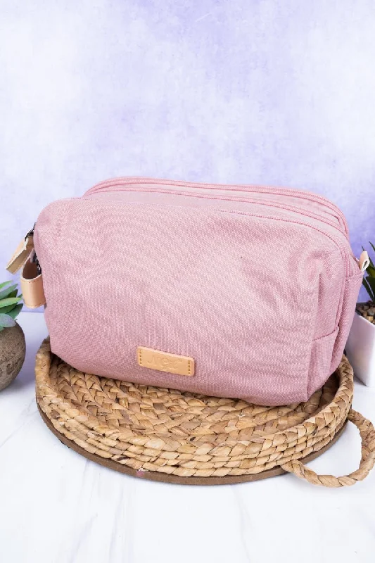 Season Sale NGIL Pink Travel Ready Toiletry Bag Classic Bags, Exclusive Deals