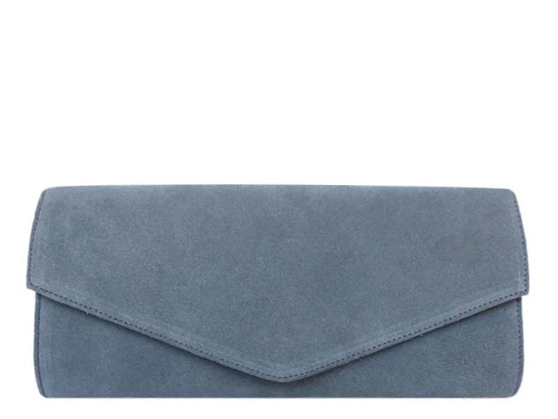 Inspired Bags For Luxury Fashion Lovers Clutch Handbag Suede - Dark Grey Trendy & Timeless Bags, Now On Sale Inspired Bags For Luxury Fashion Lovers Clutch Handbag Suede - Dark Grey Trendy & Timeless Bags, Now On Sale