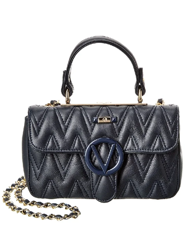 Fashion Forward Valentino by Mario Valentino Poisson D Plate Leather Crossbody Best Bag Sale Of The Season Fashion Forward Valentino by Mario Valentino Poisson D Plate Leather Crossbody Best Bag Sale Of The Season