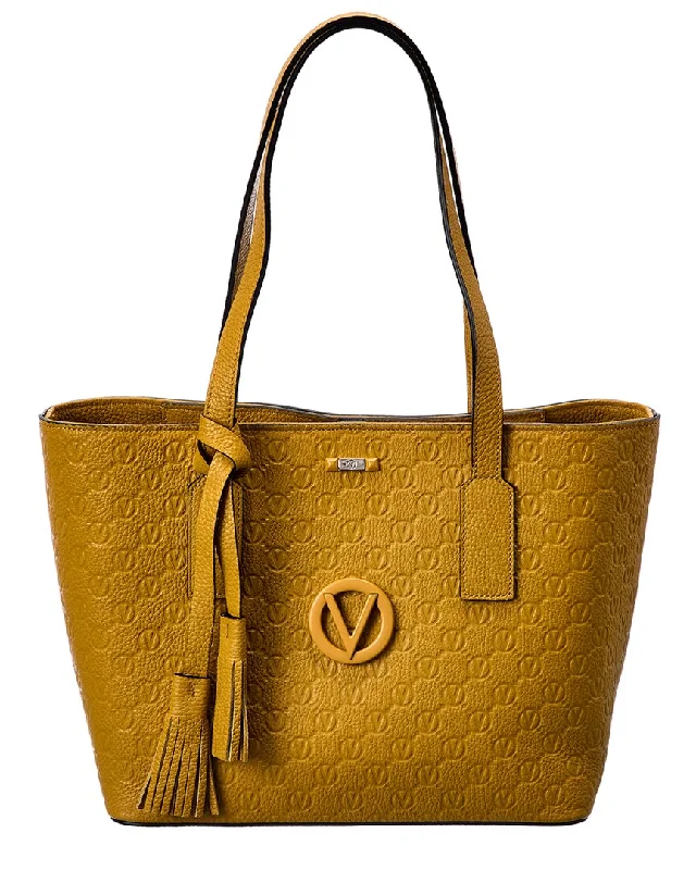 Valentino by Mario Valentino Prince Dollaro Leather Tote Iconic Handbags At Budget-Friendly Prices Valentino by Mario Valentino Prince Dollaro Leather Tote Iconic Handbags At Budget-Friendly Prices