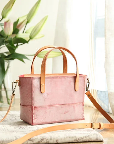 Unleash Your Fashion Vintage Womens Red Leather Handbag Tote Purse Tote Handmade Shopper Side Tote Bag for Men Fashion Bags With Huge Discounts