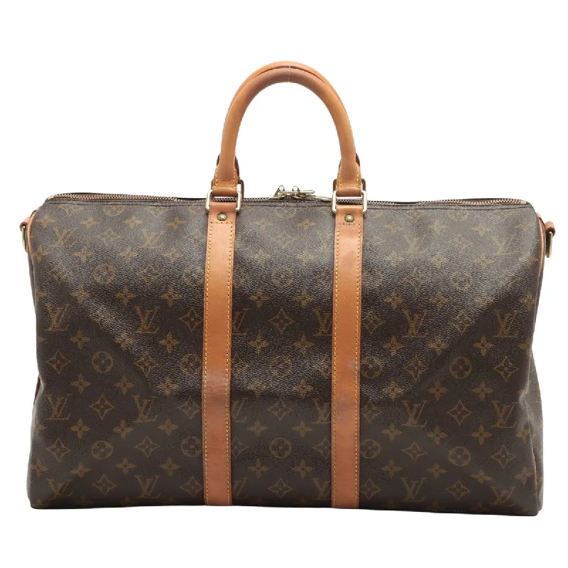 Imeless Style Louis Vuitton Brown Canvas Keepall Bandouliere 45 handbag bag Limited-Time Sale On Trendy Handbags – Don't Miss Out Imeless Style Louis Vuitton Brown Canvas Keepall Bandouliere 45 handbag bag Limited-Time Sale On Trendy Handbags – Don't Miss Out