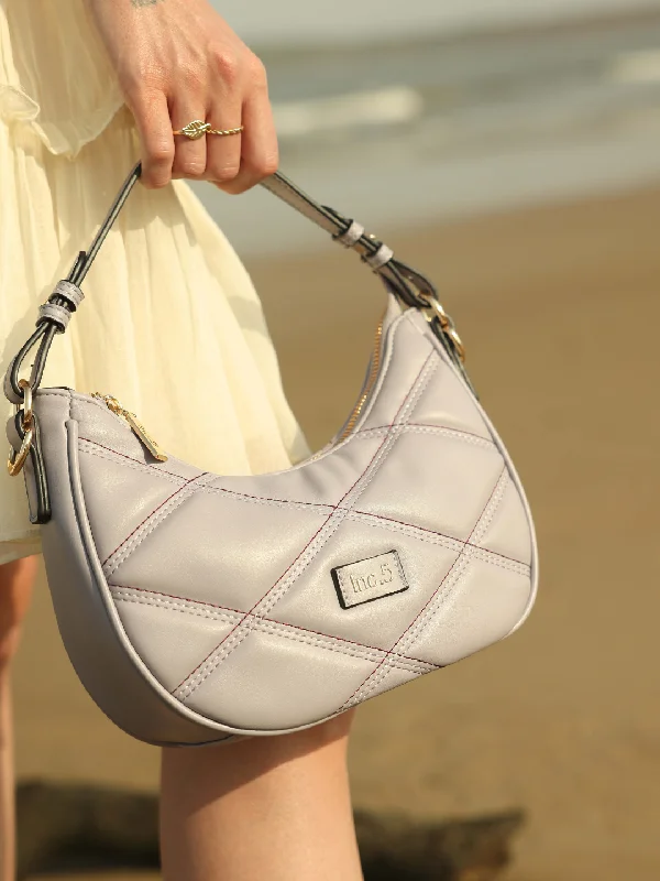 Casual Chic Deals Women Purple Qulited Half-Moon Shoulder Bag Must-Have Bags With Big Savings Casual Chic Deals Women Purple Qulited Half-Moon Shoulder Bag Must-Have Bags With Big Savings