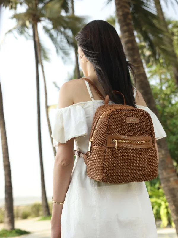 Shop The Hottest Deals Women Tan Textured Mini Backpack With Quilted Detailing Affordable Luxury – Exclusive Savings On Premium Bags Shop The Hottest Deals Women Tan Textured Mini Backpack With Quilted Detailing Affordable Luxury – Exclusive Savings On Premium Bags