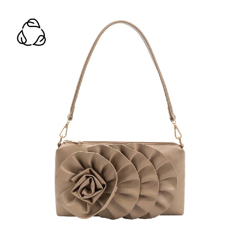 Party Bags For New Year's Eve And Special Occasions Florence Taupe Recycled Vegan Shoulder Bag Premium Bags At Special Prices Party Bags For New Year's Eve And Special Occasions Florence Taupe Recycled Vegan Shoulder Bag Premium Bags At Special Prices
